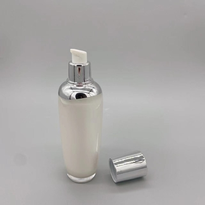 empacotamento cosmético plástico da garrafa de tonalizador da pele do picosegundo do cilindro 80ml oval