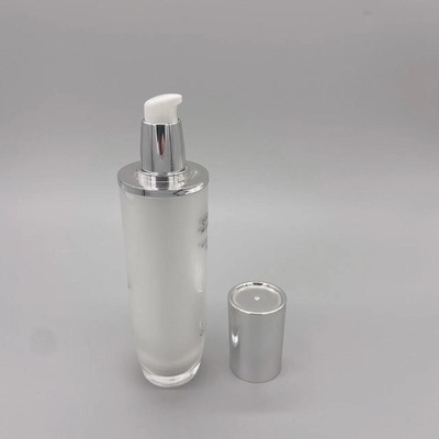 Cilindro plástico de Skincare da bomba cosmética oval da loção do cilindro 50ml
