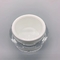 recipientes separados dos frascos plásticos cilíndricos dos PP do creme de cara 30g