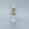 As garrafas mal ventiladas cosméticas plásticas transparentes da bomba do ouro limpam o empacotamento 30ML