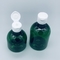 O cosmético mal ventilado verde da tinta do ANIMAL DE ESTIMAÇÃO engarrafa o distribuidor da lavagem da mão