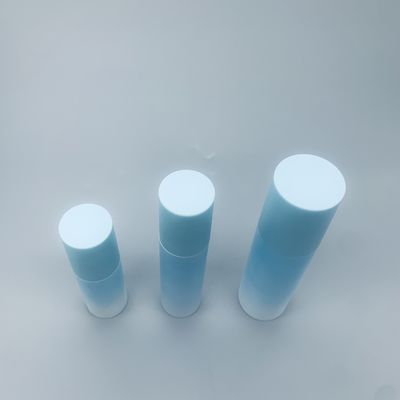 qualidade  Blue Plastic Cosmetic Airless Pump Bottles For Essential Oil fábrica