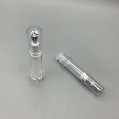 Frasco vazio de creme hidratante para os olhos, pressione para espremer fácil de transportar, pode ser travado automaticamente e não vazará.